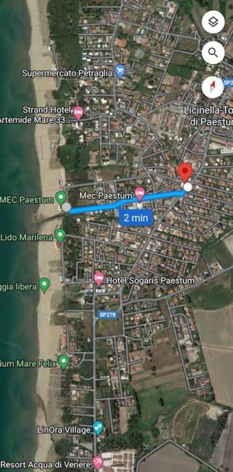 דירות Casa Vacanze Mare Di פסטום מראה חיצוני תמונה